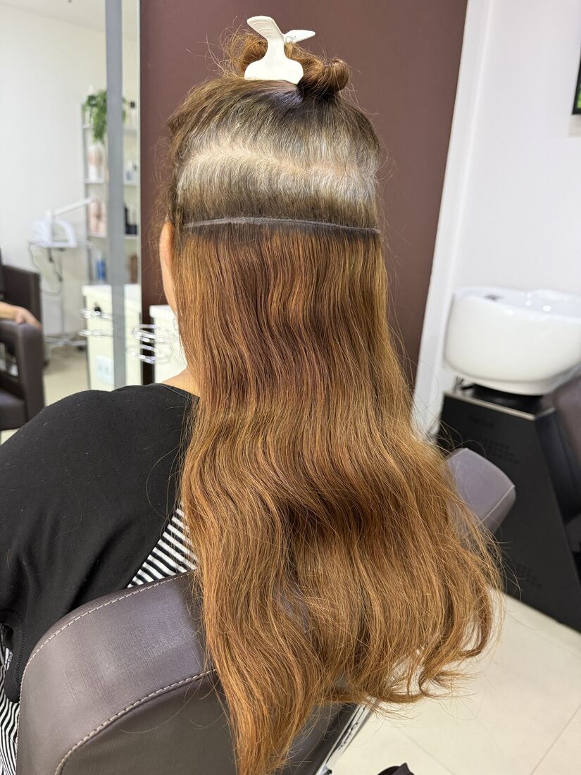 Mega hair antes